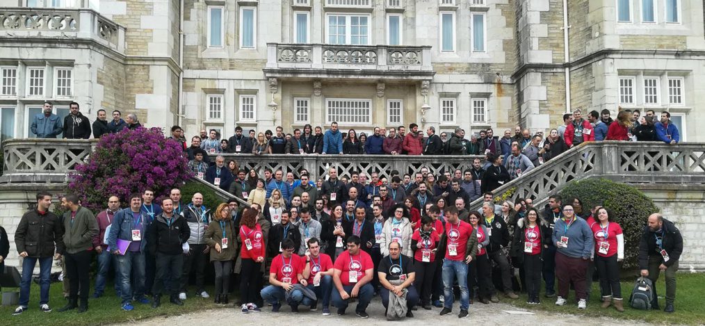 Foto de todos en la WordCamp Santander 2017